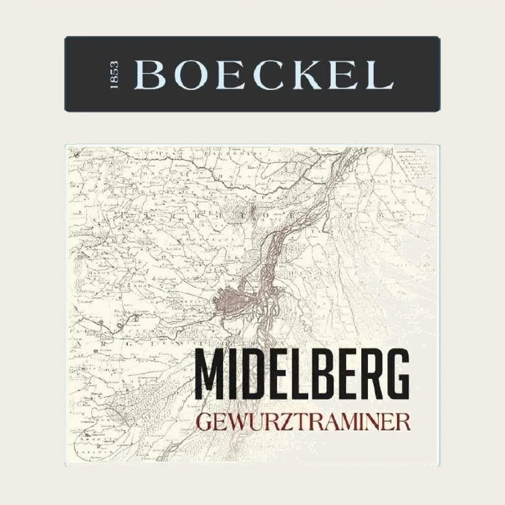 Gewürztraminer Midelberg 2021 label