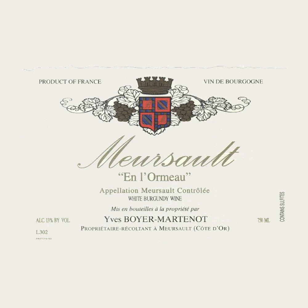 Meursault L'Ormeau 2023 label