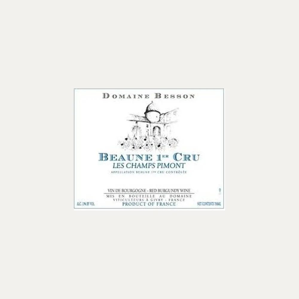 Beaune 1er Champs Pimont 2019 label
