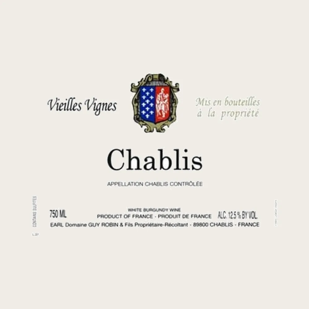 Chablis VV 2022 label