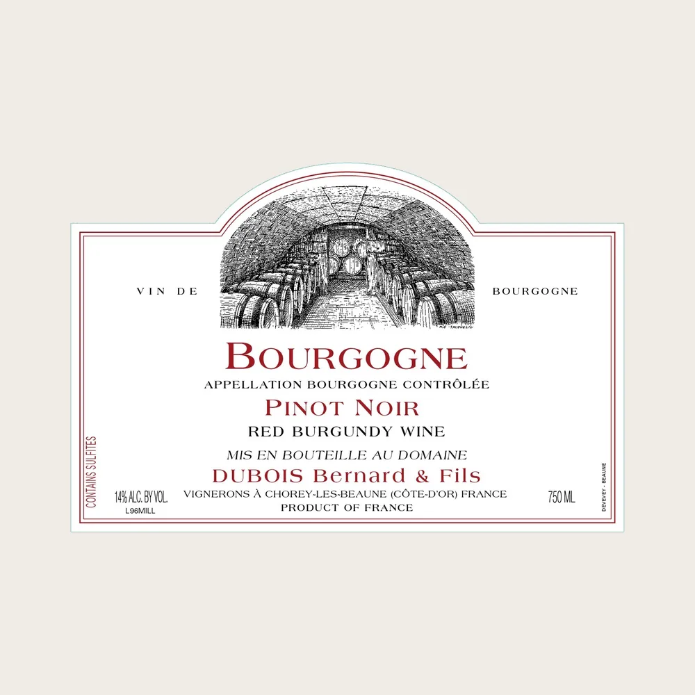 Bourgogne Pinot Noir 2023 label