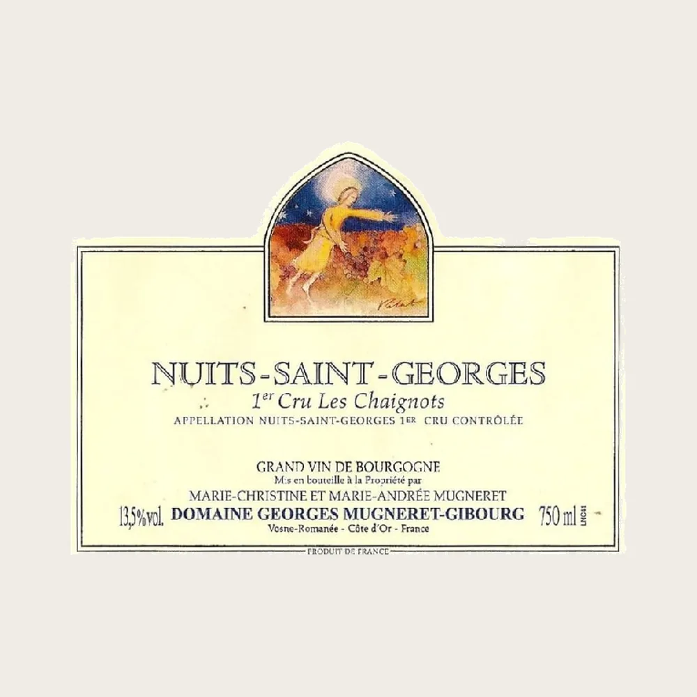 Nuits St. George Chaignots 2023 label