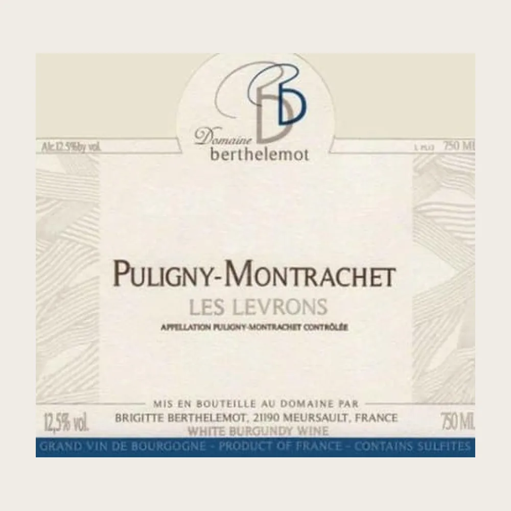 Puligny-Montrachet Levrons 2024 label