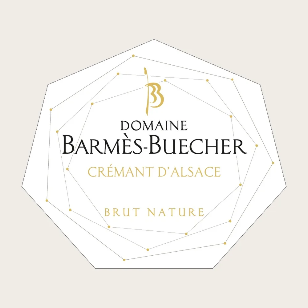 Crémant d'Alsace Brut Natur 2023 label