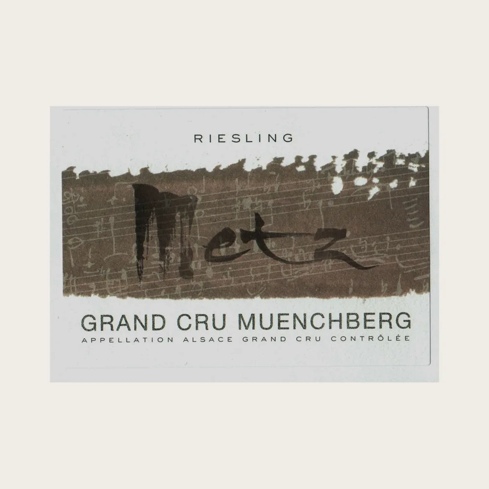 Riesling Muenchberg Gr Cru 2018 label
