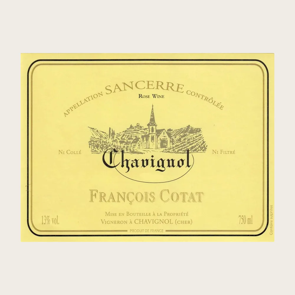 Chavignol Rose Sancerre 2025 label