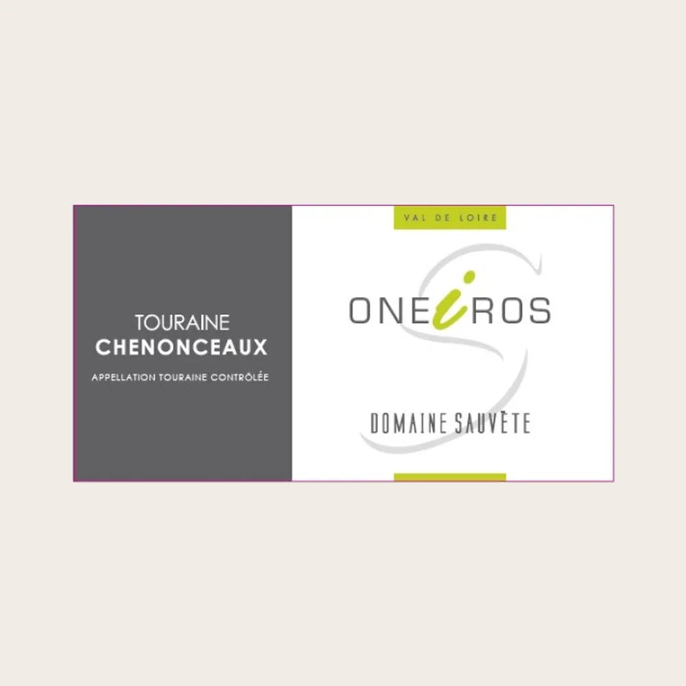 Touraine Blanc Oneiros 2020 label