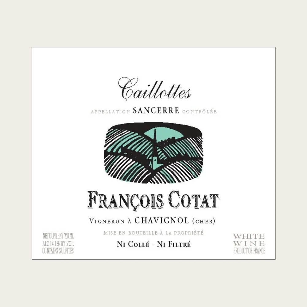 Sancerre Blanc Caillotes 2025 label