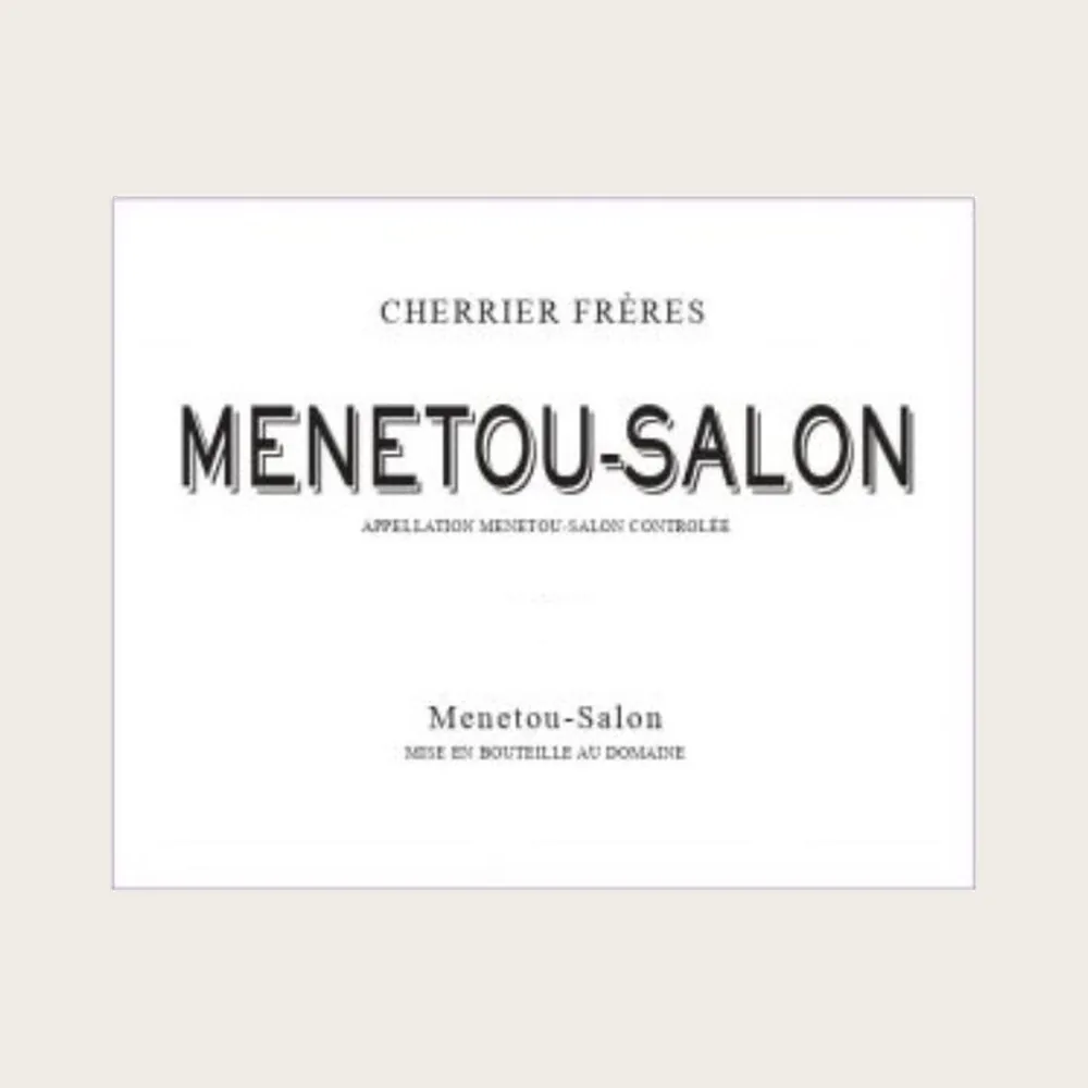 Menetou Salon White 2023 label