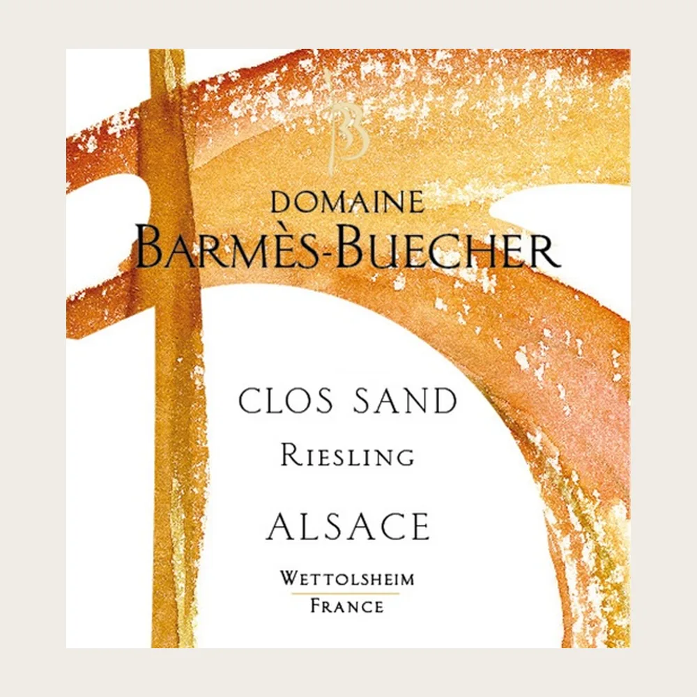 Riesling Clos Sand 2024 label