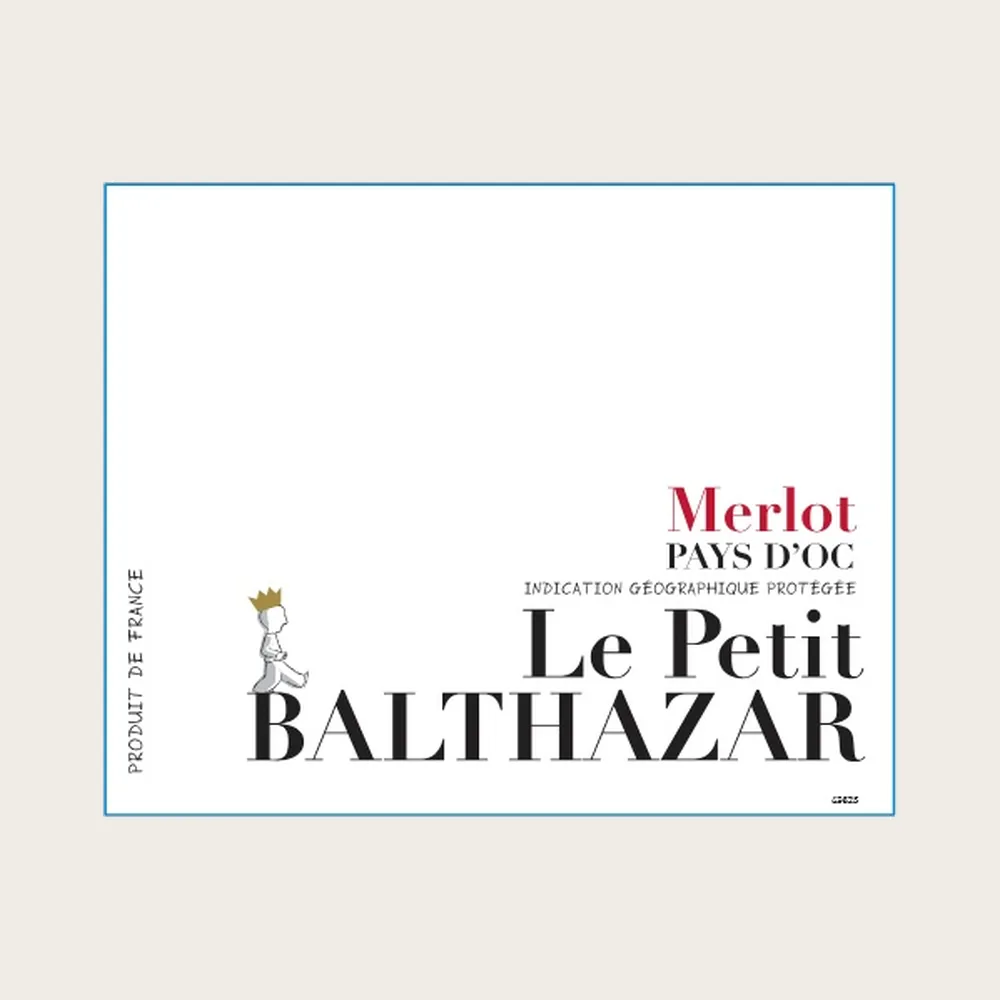 Pays d'Oc Merlot 2024 label
