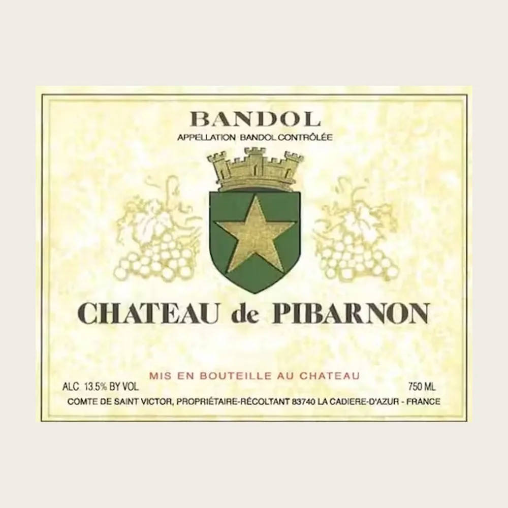 Bandol Red 2022 label