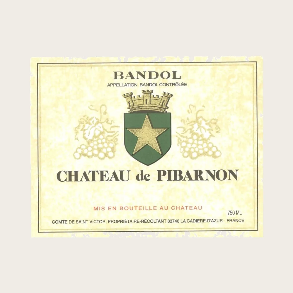 Bandol Rosé 2025 label