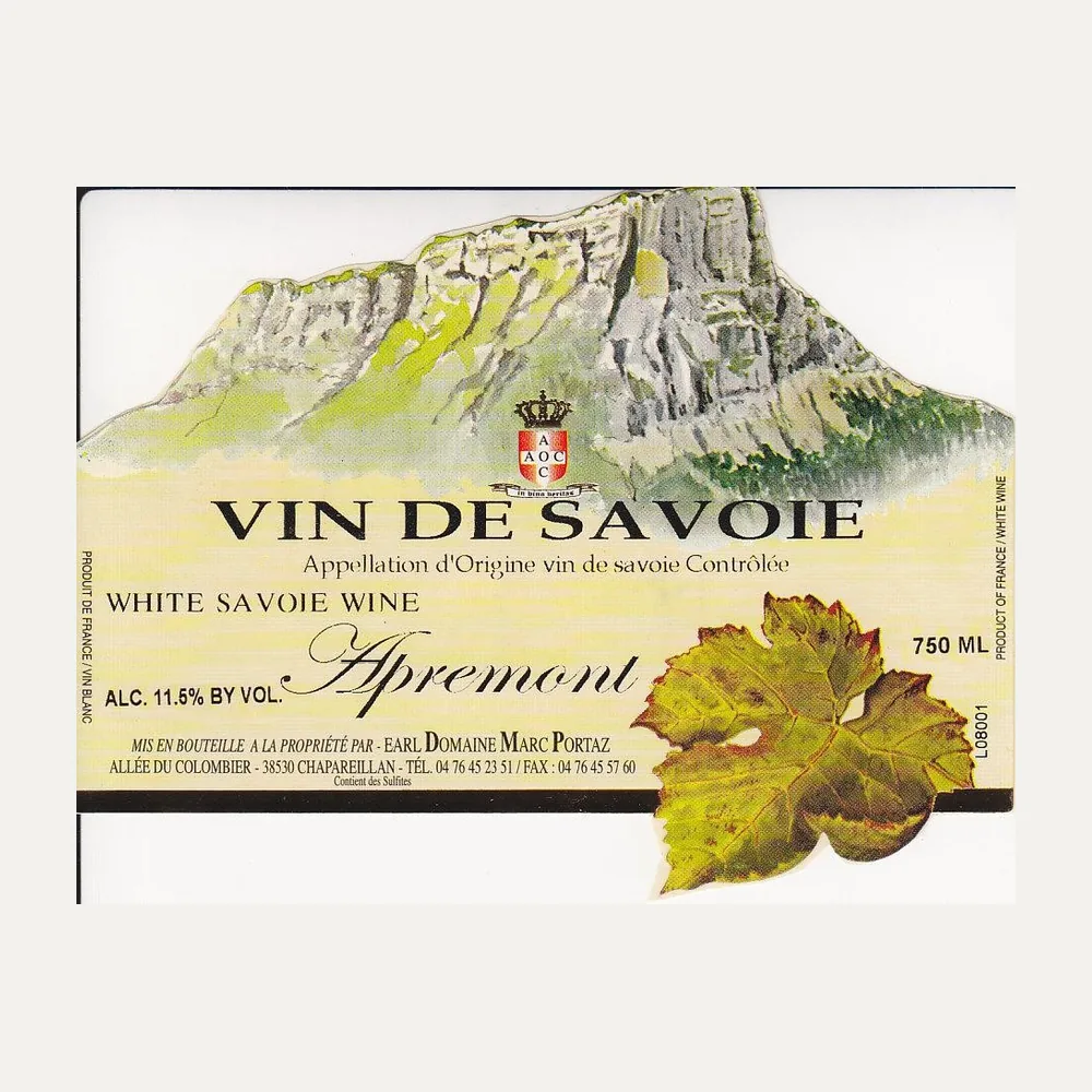 Apremont Tete Cuvee Savoie 2025 label