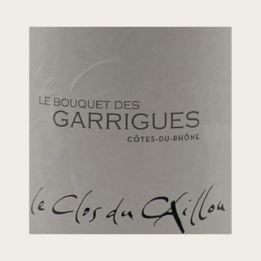 Côtes Rhone Garrigues Red 2024 label