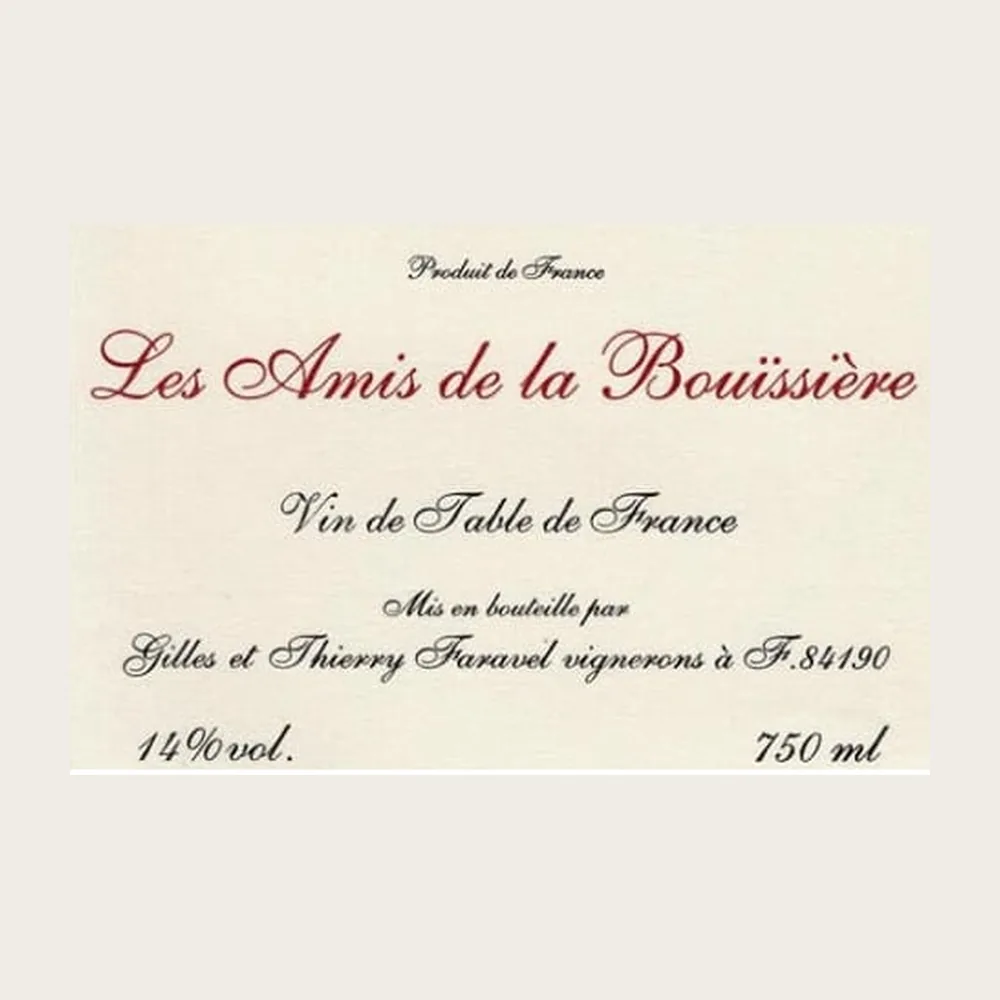 Vdt Amis la Bouissiere Red 2023 label