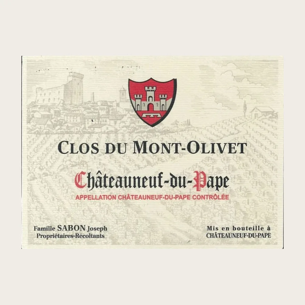 Chateauneuf du Pape White 2025 label