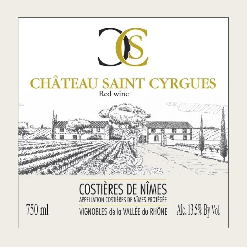Costieres Nimes Red 2024 label