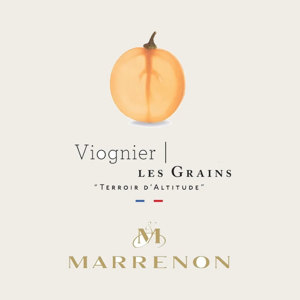 Viognier les Grains 2024 label