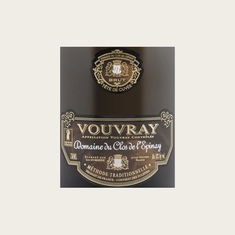 Vouvray Tete de Cuvee 2017 label