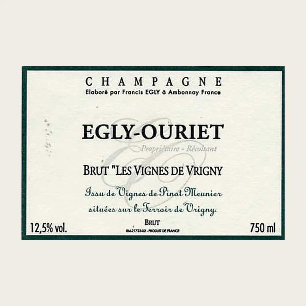 Brut les Vignes de Vrigny label