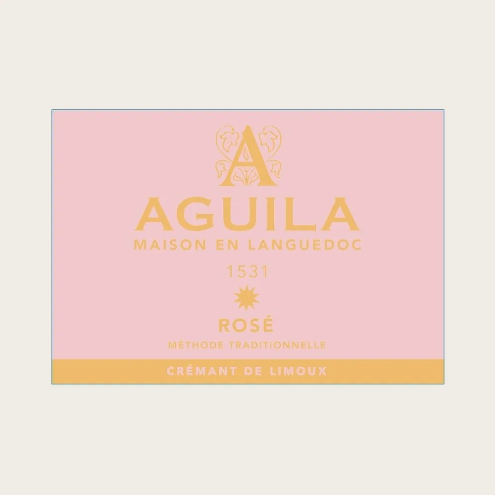 Crémant de Limoux Rosé label