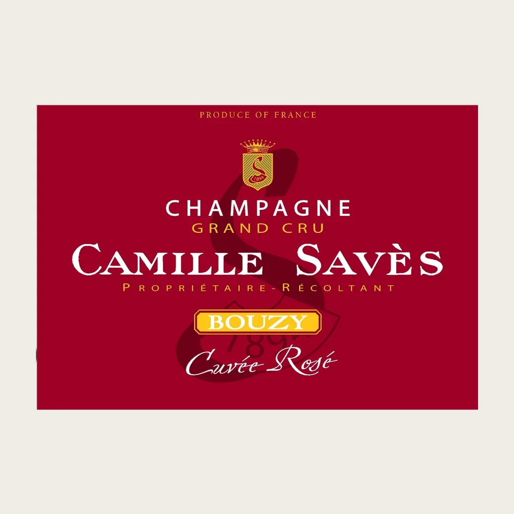 Brut Rose Grand Cru label