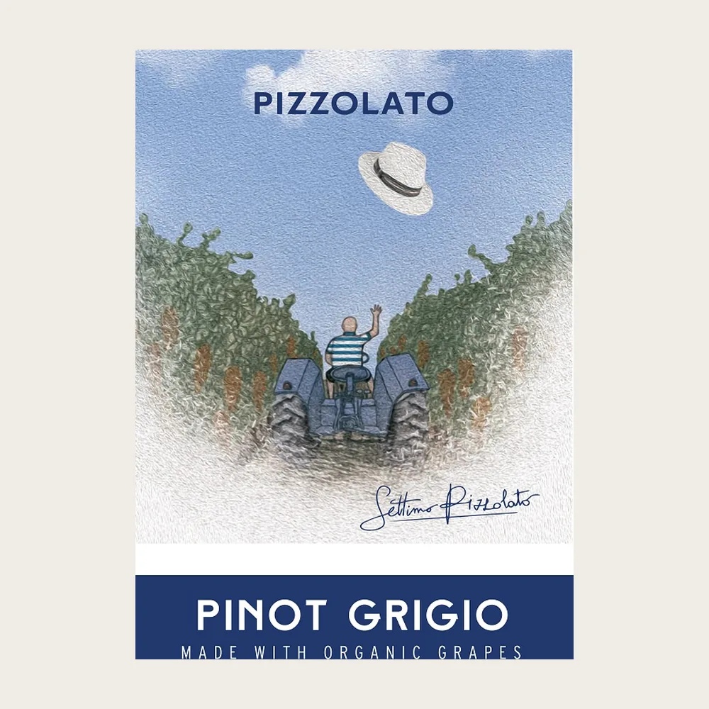 Pinot Grigio Organic 2025 label