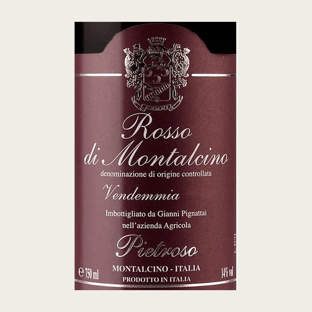 Rosso di Montalcino 2022 label