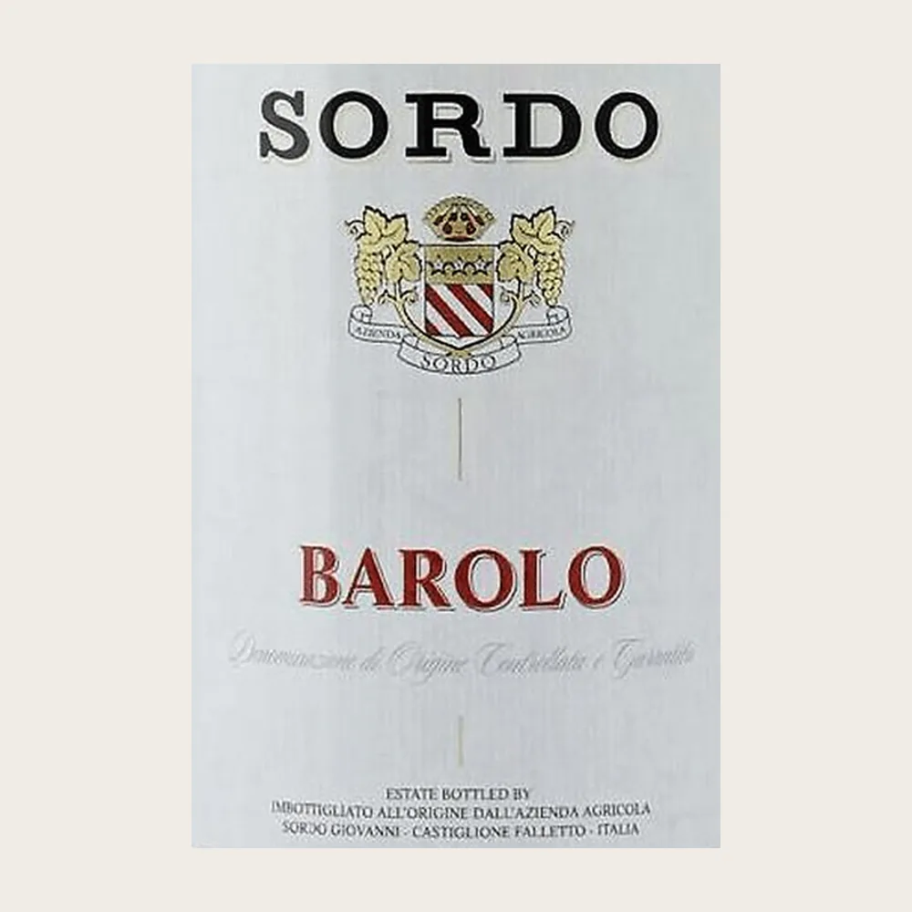 Barolo 2017 label