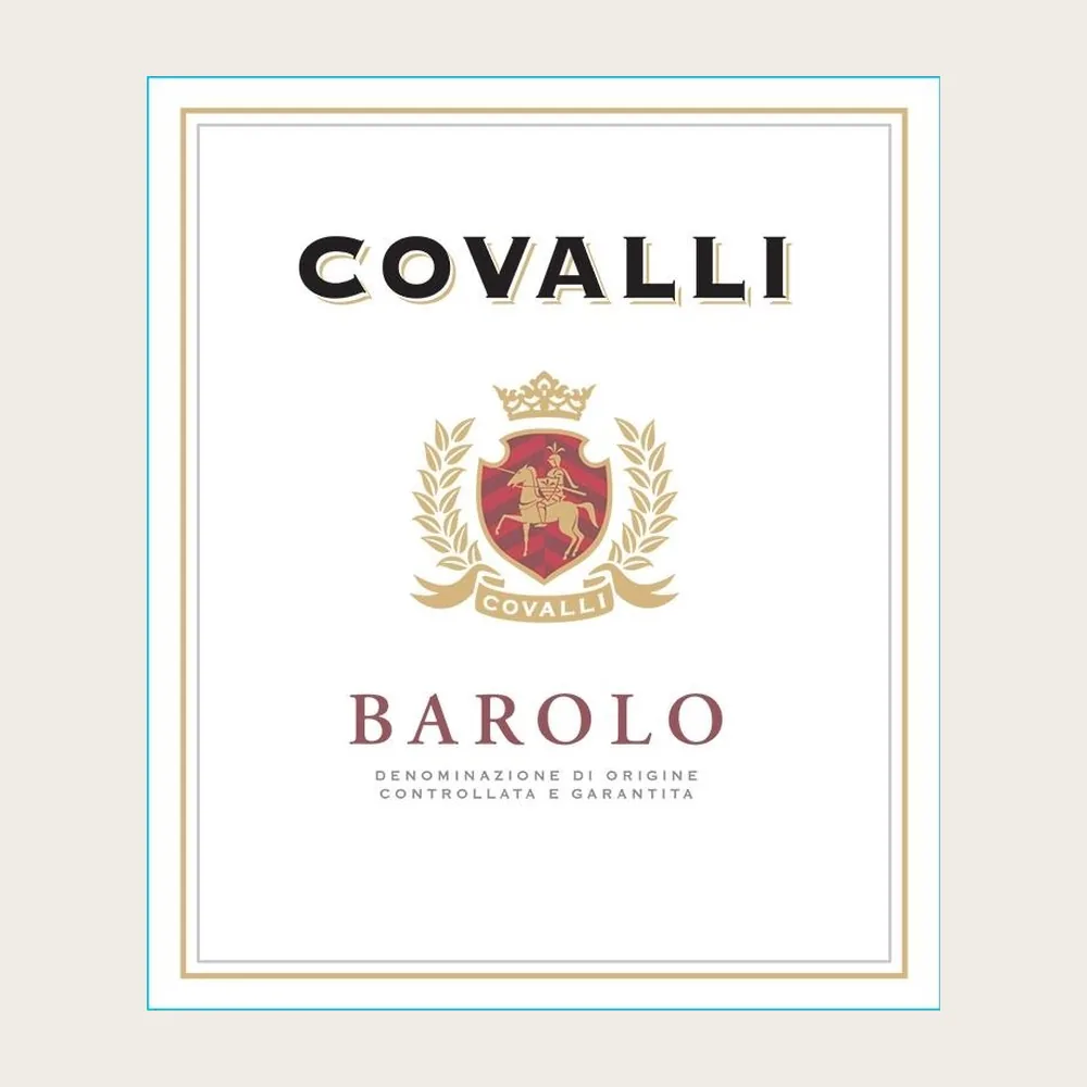 Barolo 2021 label
