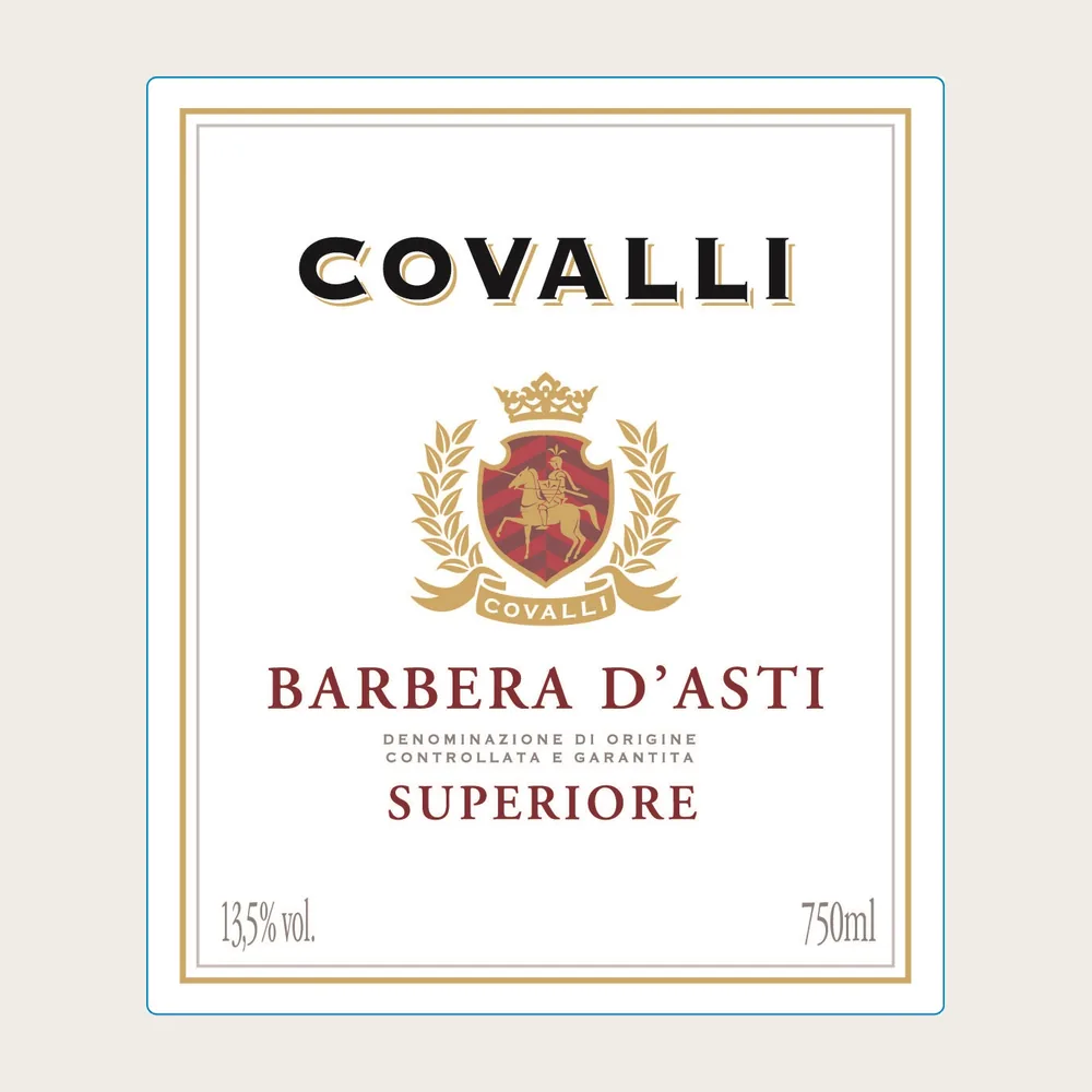 Barbera d'Asti 2023 label