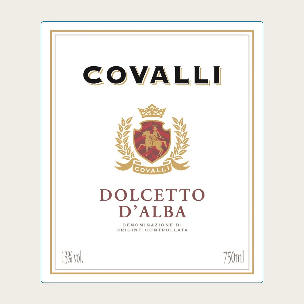 Dolcetto d'Alba 2024 label