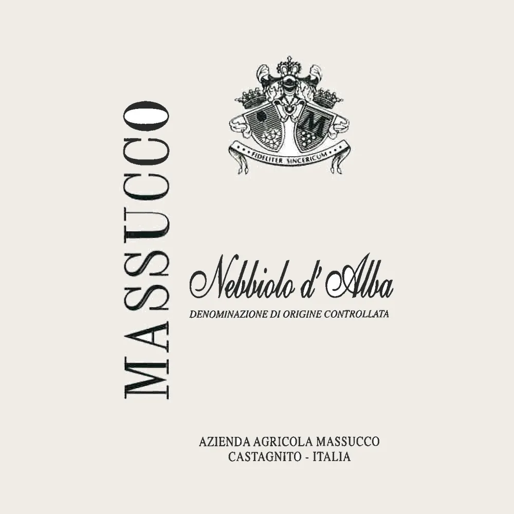 Nebbiolo d'Alba 2021 label