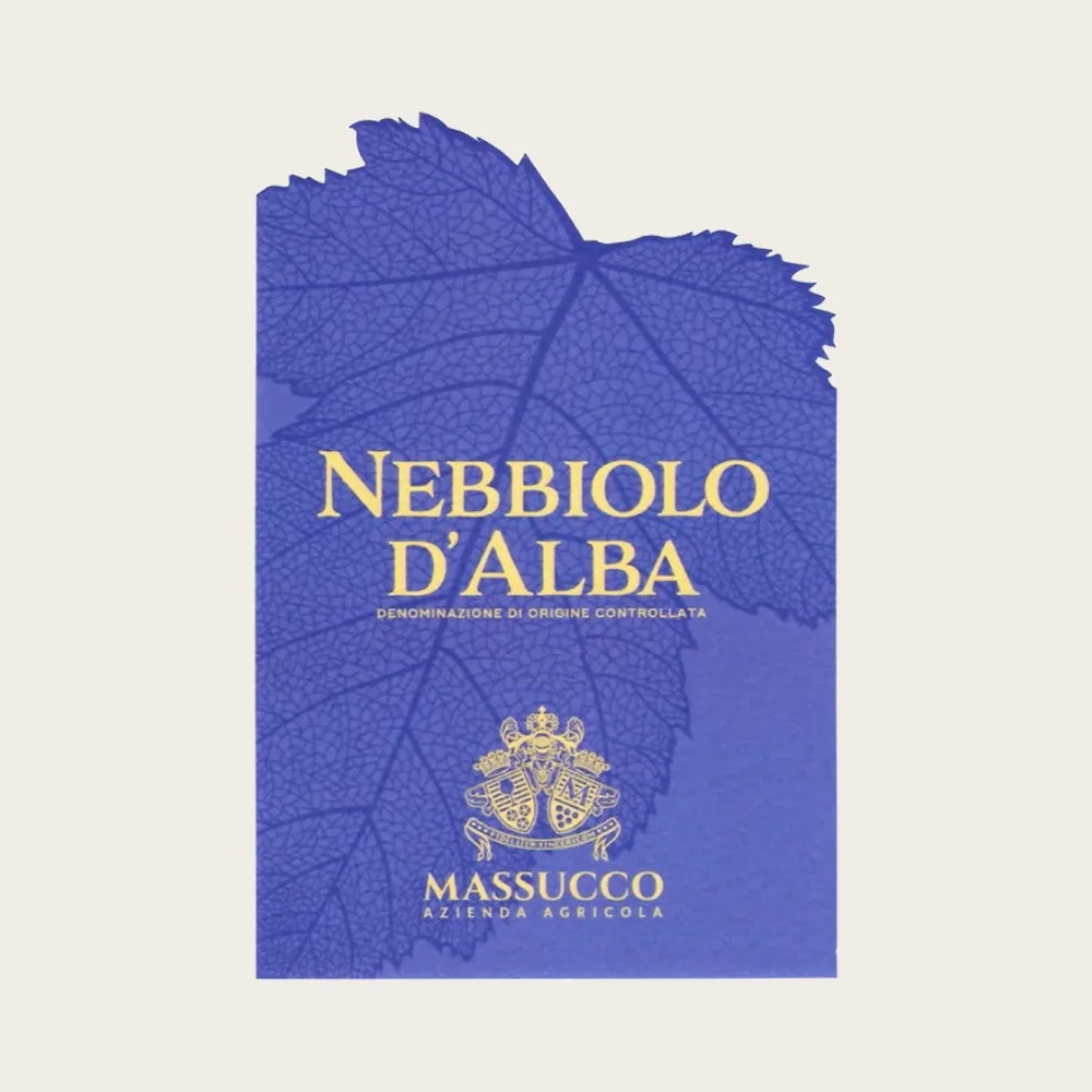 Nebbiolo d'Alba 2023 label