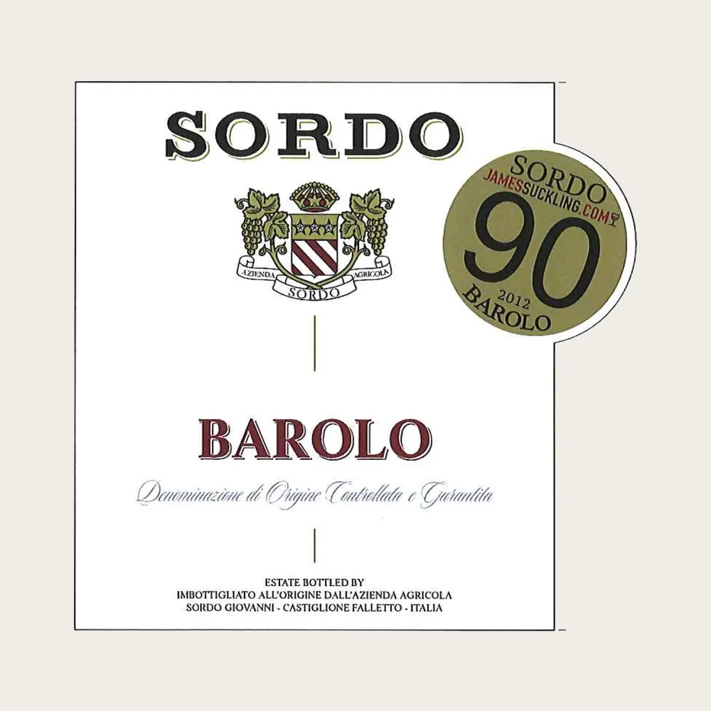 Barolo Perno 2018 label