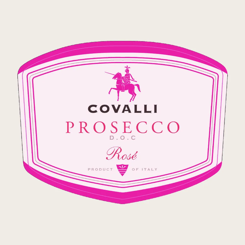 Prosecco Rosé label