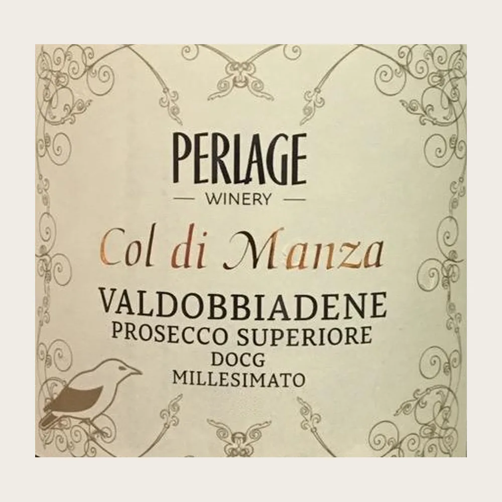 Prosecco Col di Manza DOCG 2024 label