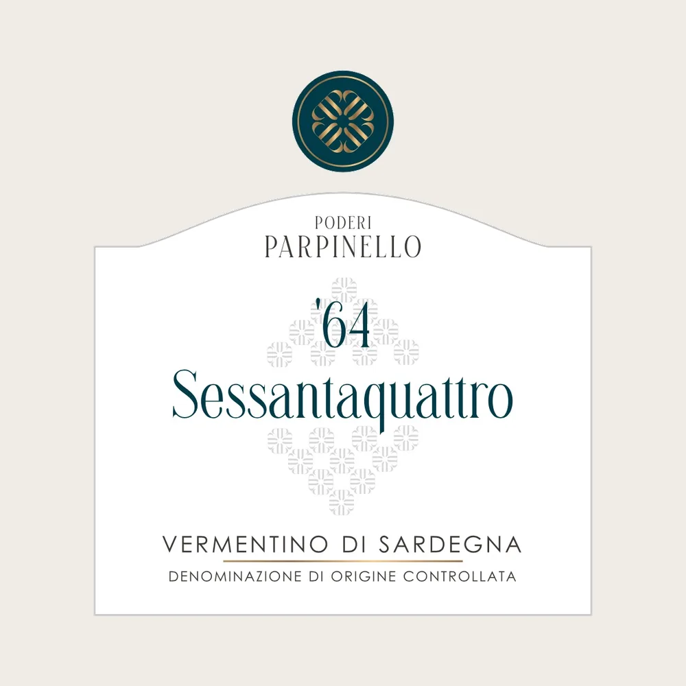 Vermentino Sessantaquattro 2024 label