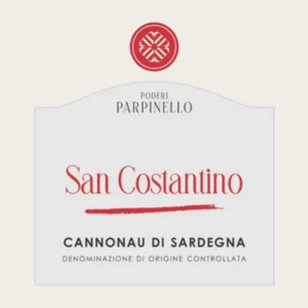 San Constantino Cannonau Re 2023 label