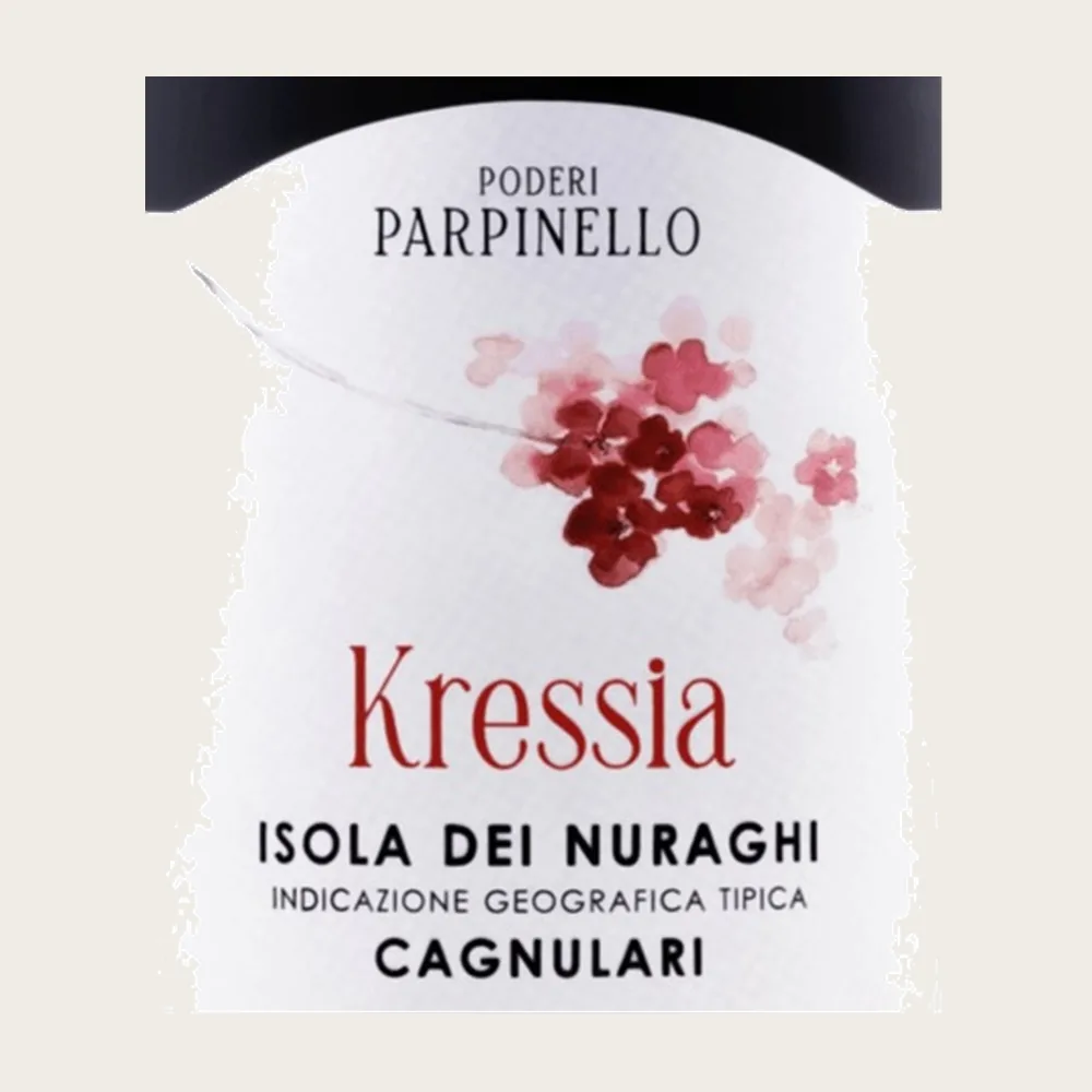 Kressia Cagnulari Red 2023 label