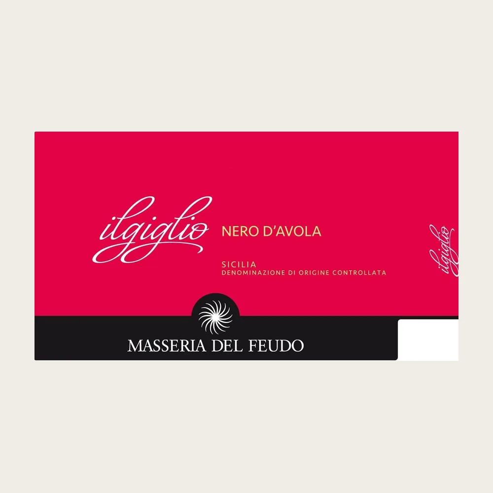 Nero d'Avola Red Organic 2022 label