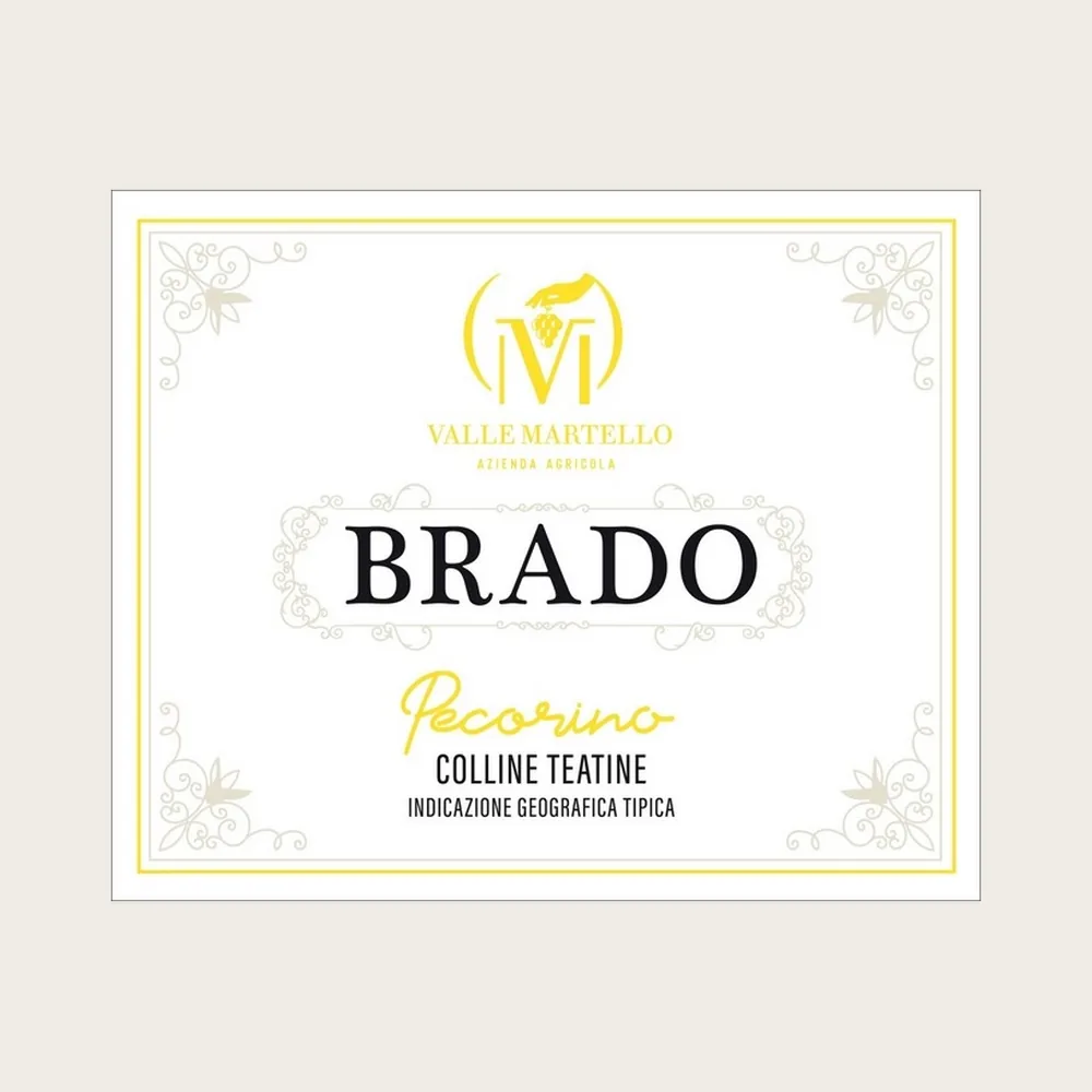 Pecorino Teatine Brado Whit 2025 label