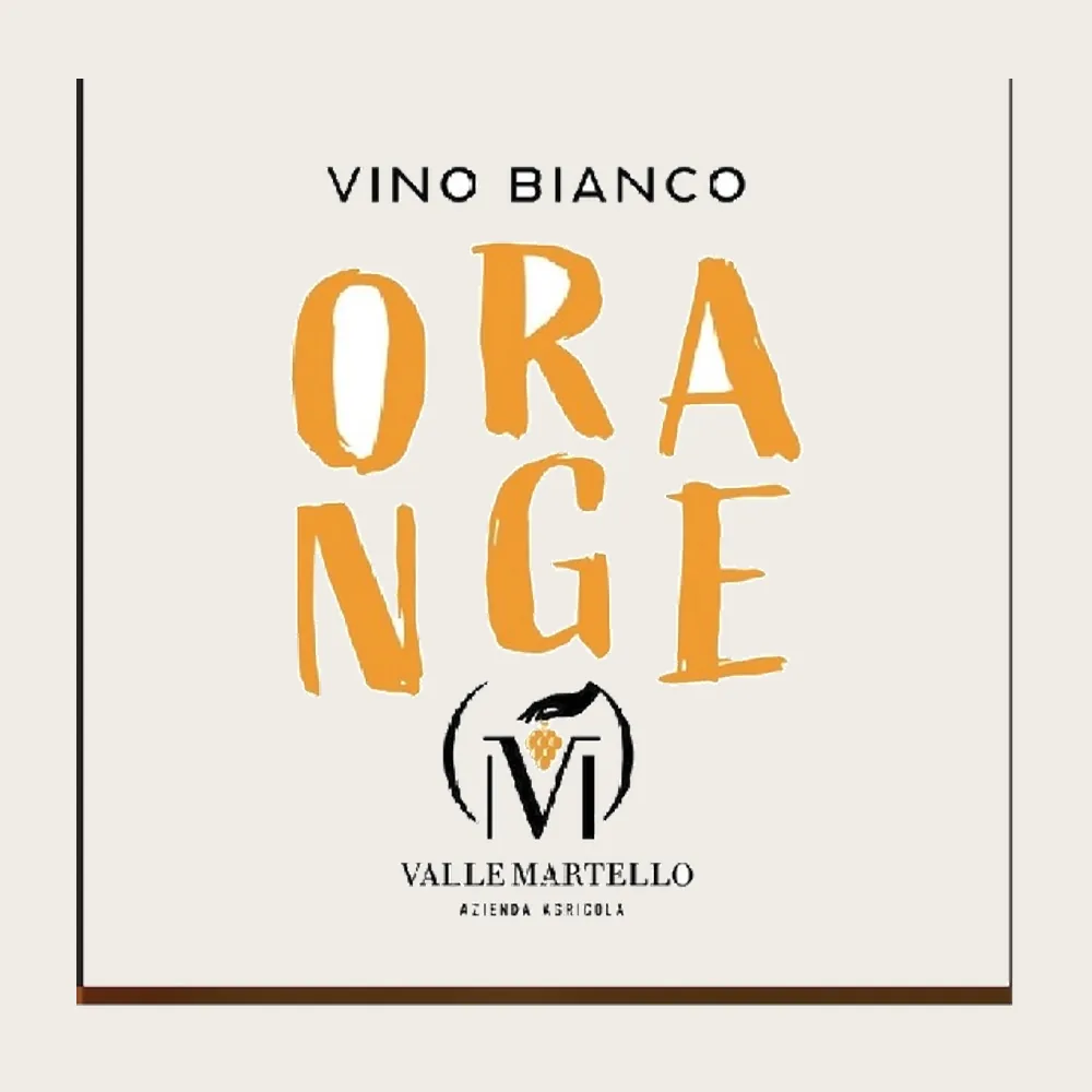 Villamagna Orange White 2022 label