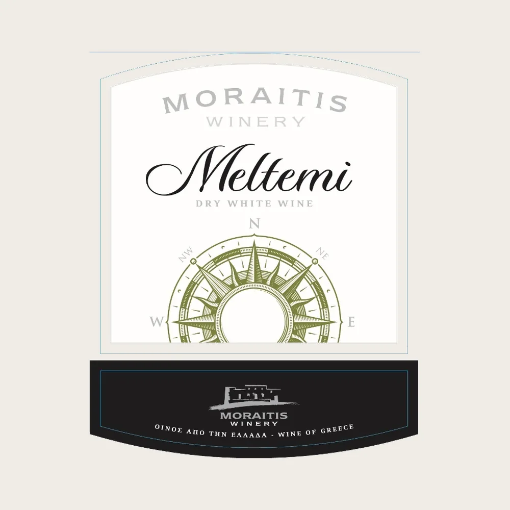 Meltemi White 2025 label