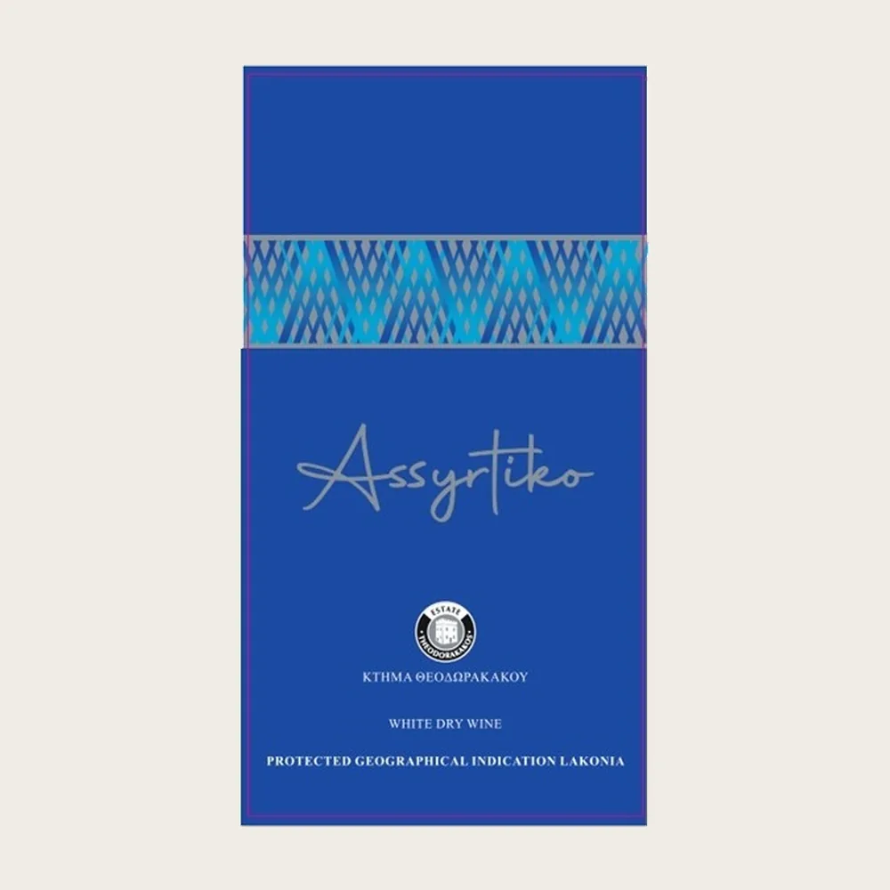 Estate Assyrtiko 2025 label