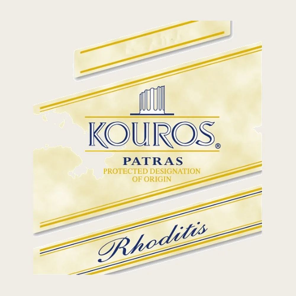 Kouros White of Patras 2022 label