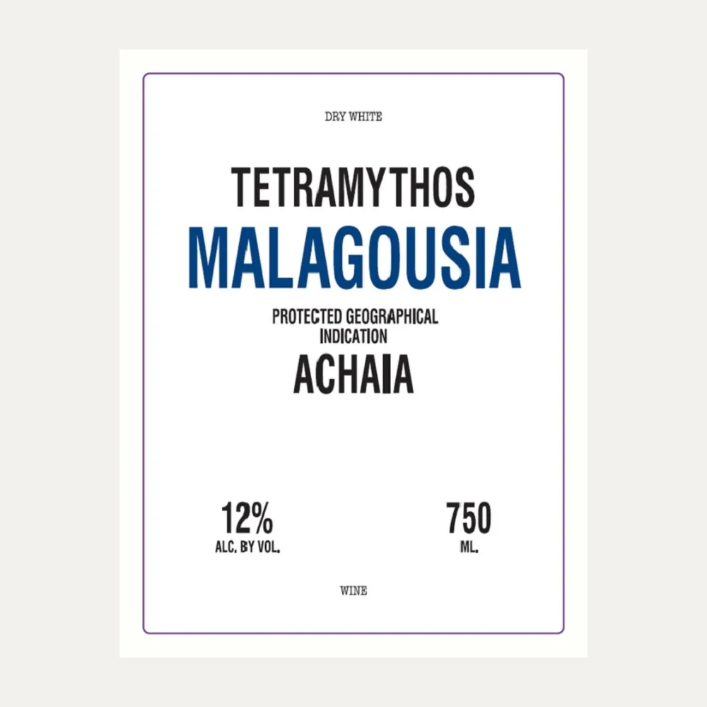 Malagousia 2025 label