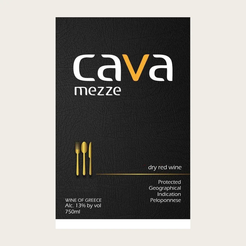 Cava Mezze Red 2023 label
