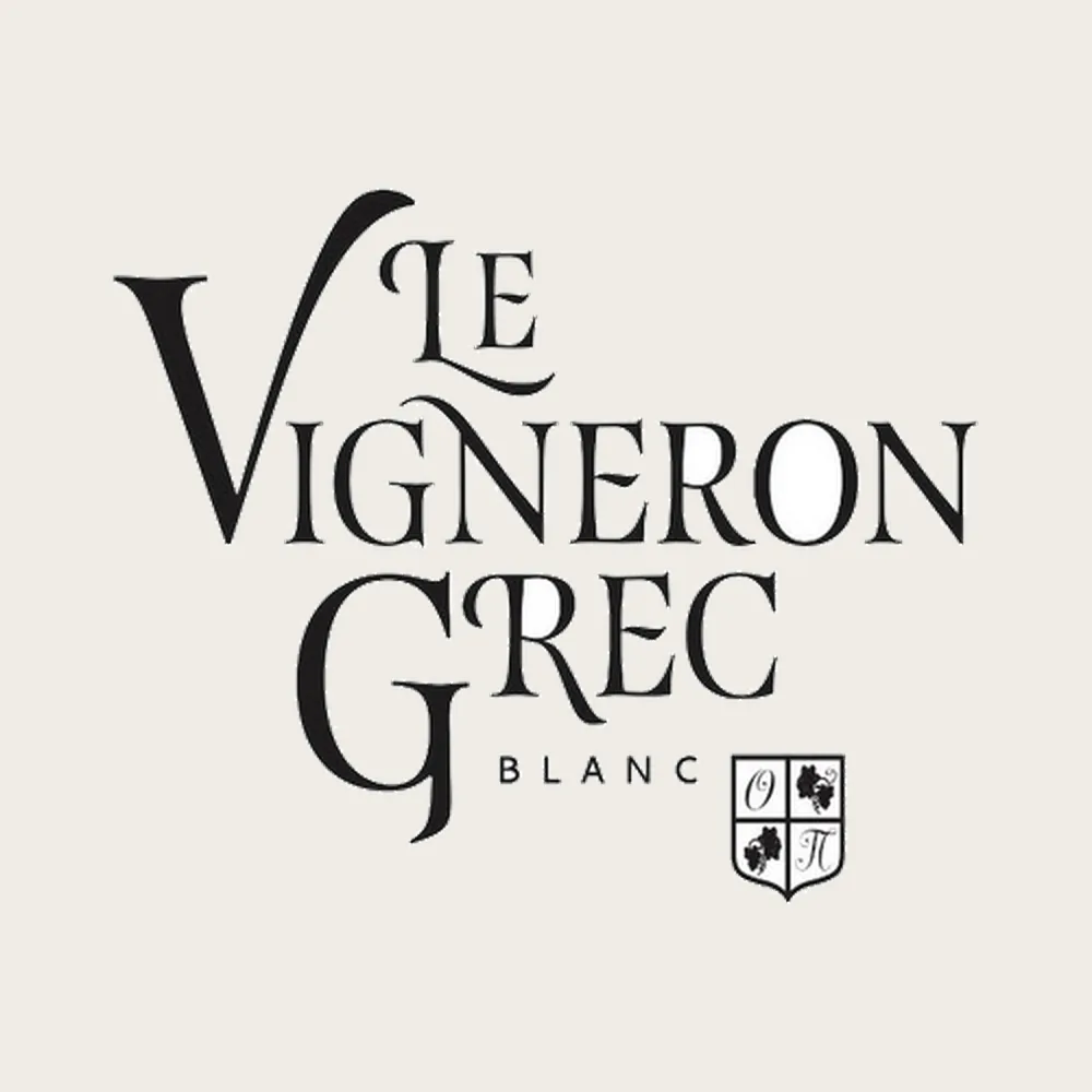Le Vigneron Grec White 2022 label